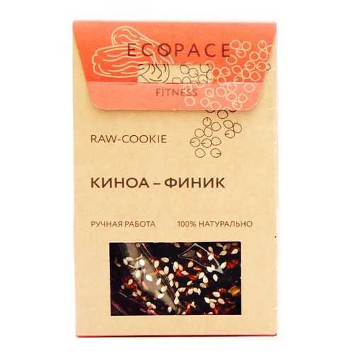 Печенье RAW Cookie киноа-финик Fitness 55 г в ЭССЕН