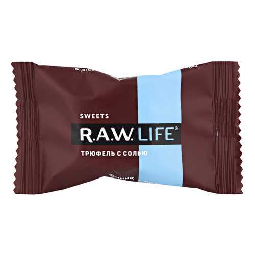 Конфета Raw Life трюфель с солью 18 г в ЭССЕН