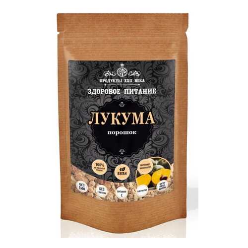 Лукума Продукты XXII века порошок 100 г в ЭССЕН