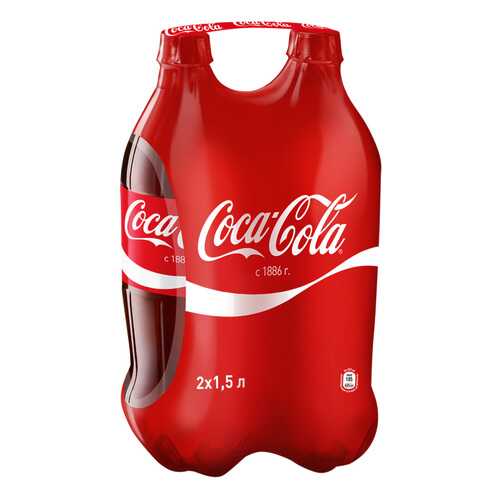 Напиток Coca-Cola сильногазированный 1.5 л 2 штуки в упаковке в ЭССЕН