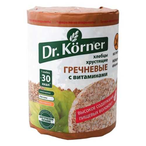 Хлебцы хрустящие Dr.Kоrner гречневые с витаминами 100 г в ЭССЕН