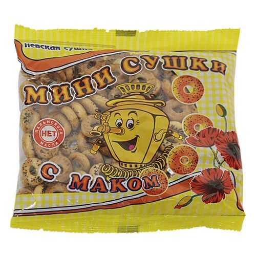 Сушка мини Невская сушка с маком 200 г в ЭССЕН