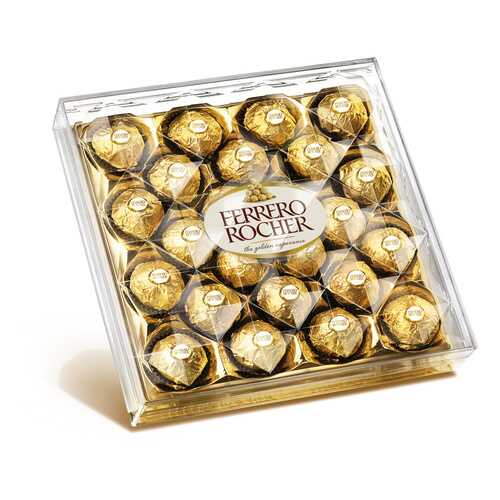 Конфеты Ferrero Rocher хрустящие с лесным орехом 300 г в ЭССЕН