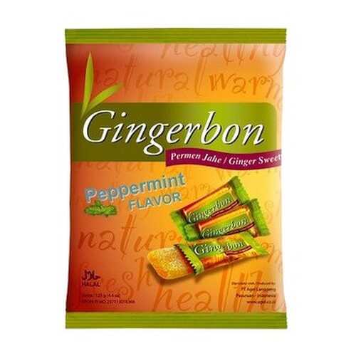 Конфеты имбирные GingerBon с мятой, жевательные 125 г в ЭССЕН