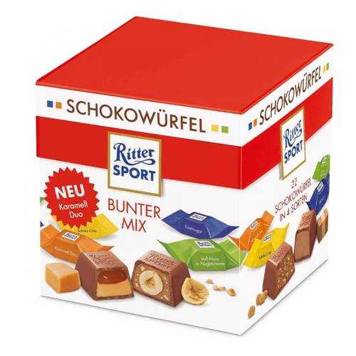 Набор конфет Ritter Sport Schokowurfel Микс 176г в ЭССЕН