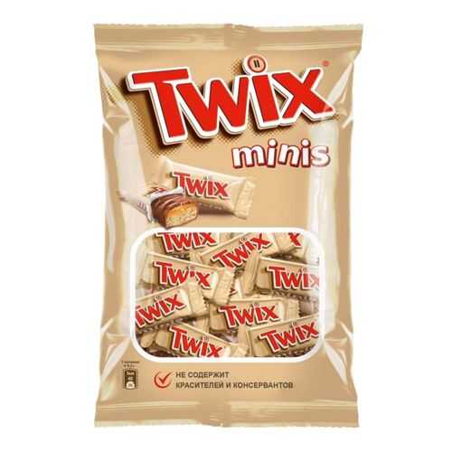 Шоколадные конфеты Twix minis 184 г в ЭССЕН