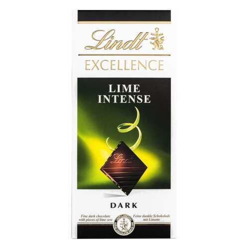 Шоколад темный Lindt excellence лайм 100 г в ЭССЕН