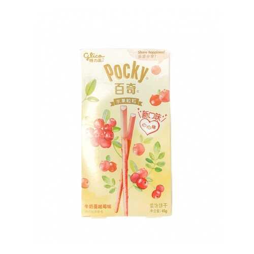 Палочки Pocky Glico со вкусом клюквы с глазурью 55 г в ЭССЕН