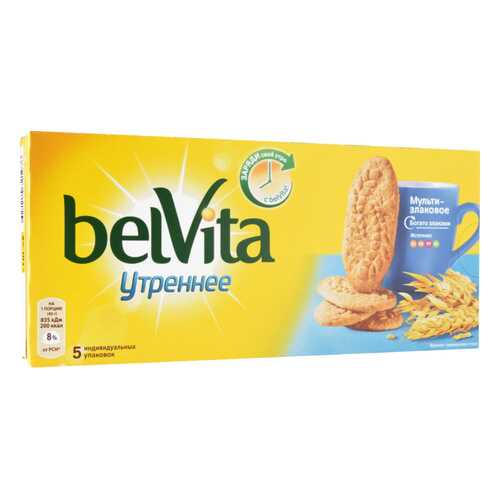 Печенье утреннее BelVita мульти-злаковое 225 г в ЭССЕН