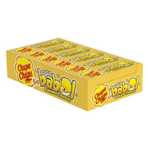 Жевательная резинка Chupa Chups big babol банан 21 г в ЭССЕН