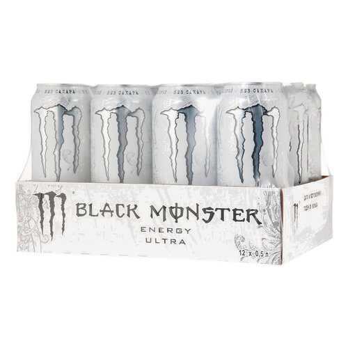 Энергетический напиток Black Monster Energy Ultra 12 шт 449 мл в ЭССЕН