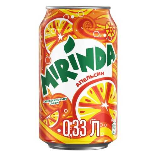 Напиток Mirinda апельсин жестяная банка 0.33 л в ЭССЕН