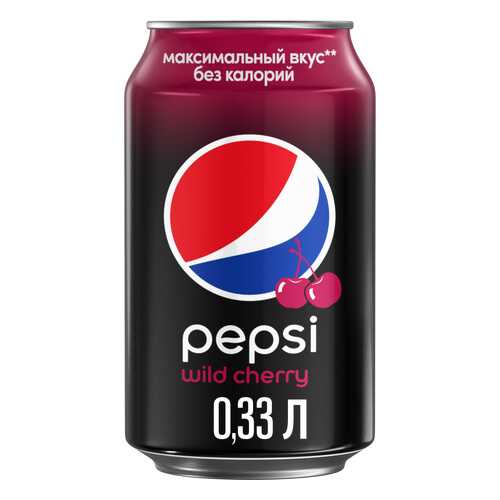 Напиток Pepsi вишня жестяная банка 0.33 л в ЭССЕН